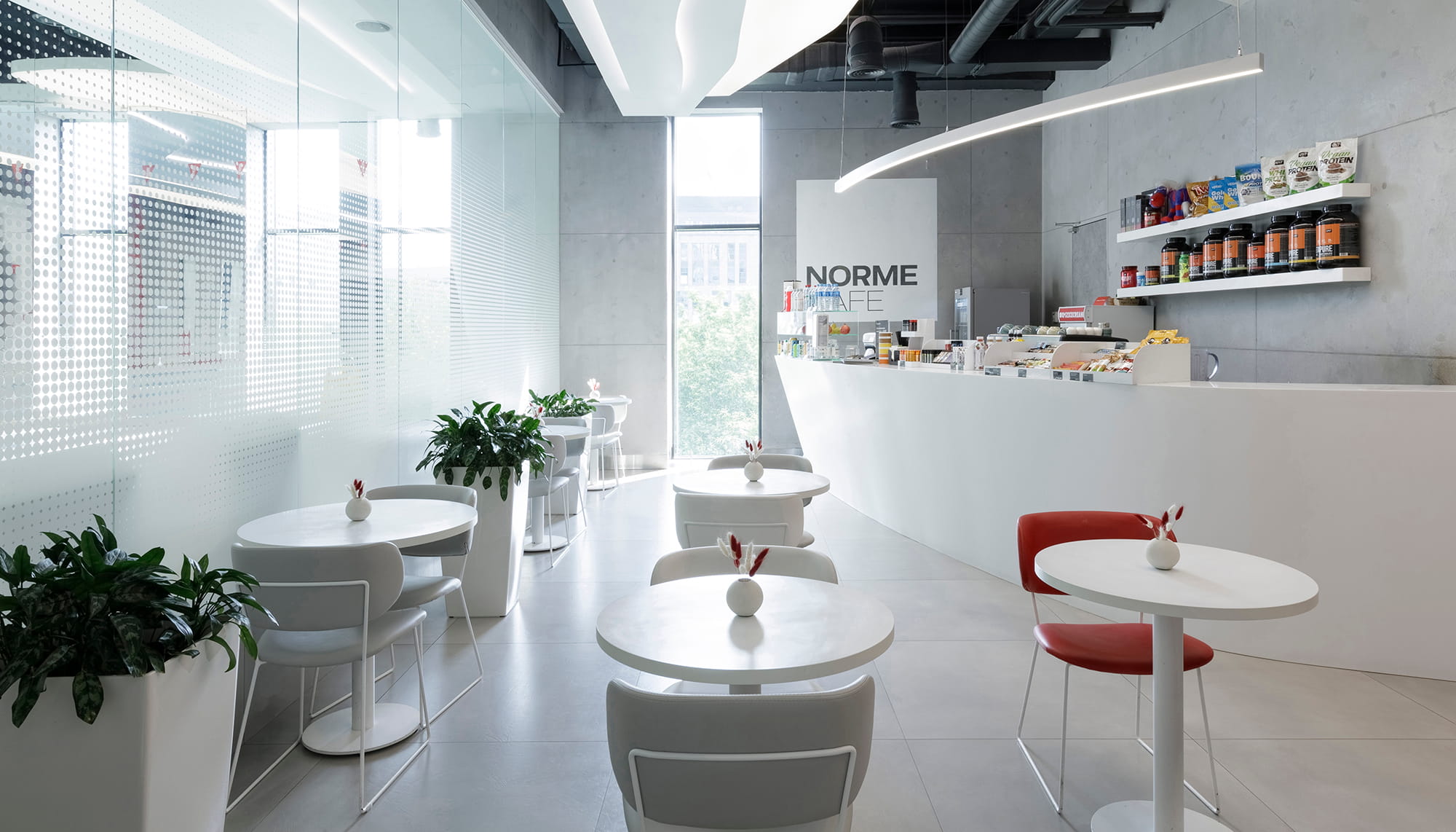 Кафе Norme с доготовочным цехом